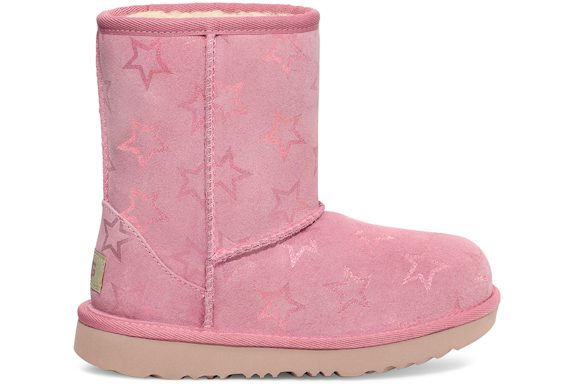 UGG Classic II Iridescent Stars Boot - Dusty Orchid/Pink Iridescent (Kids)